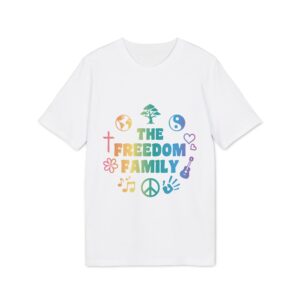 Organic Cotton T-shirt - Freedom Family Logo Unisex
